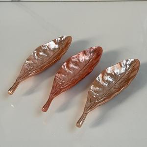 Ensemble de 3 bols de fruits secs en aluminium de haute qualité à prix incroyable avec finition en cuivre pour l'occasion de fête - Product Image 3