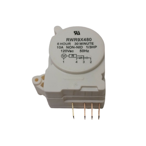 Minuteur de dégivrage électrique WR9X480CM pour réfrigérateur, version française, nouvelles pièces en cuivre et plastique pour congélateur, applications domestiques - Product Image 1