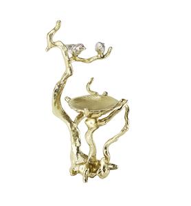 Portavelas de aluminio de base redonda del fabricante OEM, construcción estable, detalles sutiles para fiestas navideñas, material de metal de hierro - Product Image 5