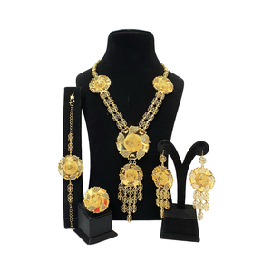 Collection exclusive Dubai 24KT plaqué or 6GM bijoux pour femmes meilleure valeur accessoires remplis d'or plaqué lourd magnifique pendentif - Product Image 1