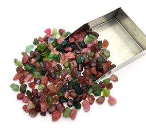 Multi Tourmaline Rugueuse 50 CT Tourmaline Naturelle Pierre précieuse brute en vrac, Tourmaline brute multicolore pour l'artisanat de bijoux - Product Image 5