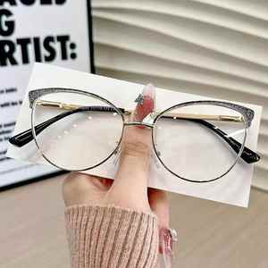 Trung Quốc Nhà sản xuất bán buôn Thông số kỹ thuật chống phản chiếu kính kim loại Phụ Nữ Chống ánh sáng màu xanh Chặn kính - Product Image 3