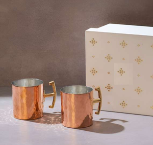 Fabricant Fournisseur Tasse en acier inoxydable Revêtement en cuivre Artisanat avec poignée en laiton pour la bière utilisée - Product Image 2