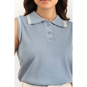Camiseta Larga de Punto con Spandex Antiarrugas para Mujer, con Bolsillos, Cómoda, Transpirable, OEM/ODM, Marca Privada, Estilo Casual - Product Image 5