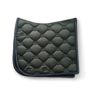 Tapis de selle équestre anglais élégant Doublure douce et respirante Conception matelassée durable Soutien confortable pour les chevaux - Product Image 4