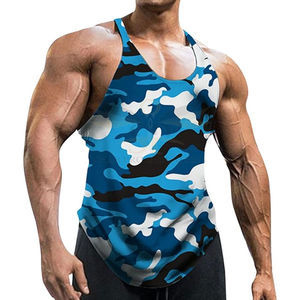 OEM <b>Men's</b> Gym <b>Vest</b> | Athletic Sleeveless Muscle Tank Top | Custom Logo Design Solid Tank Top <b>for</b> <b>Men</b> with Gym <b>Sports</b> Wholesale - Product Image 1