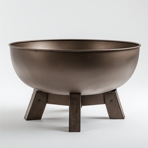 Brasero extérieur industriel en métal conçu pour les grands espaces, offrant une puissance thermique élevée et une structure durable - Product Image 3