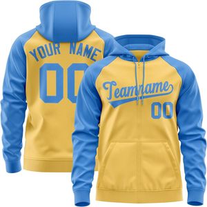 Sudaderas con cremallera unisex con parche de equipo bordado Sudadera con capucha cálida de tela de algodón para entrenamiento o uso diario Soporte OEM - Product Image 1