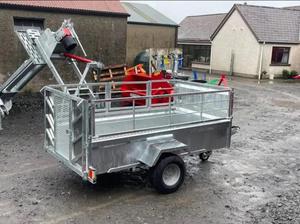 รถพ่วงอเนกประสงค์ราคาถูก รุ่นใหม่ ปี 2026 รถพ่วงขนข้าว Tandem Stealth 82X14 แบบ Solid Side Tandem Axle พร้อมกล่องเครื่องมือ / ประตูขนาด 5 ฟุต ราคาประหยัด - Product Image 6