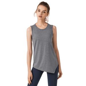 Camisetas sin mangas de entrenamiento de gimnasio de talla grande sin costuras para mujer, camiseta de alto rendimiento de secado rápido para verano, deportes informales, Yoga, Fitness - Product Image 1