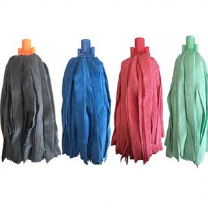 Mopa Húmeda de Microfibra con Rayas, 160 Grs. AZUL (caja de 24 piezas) ALTA CALIDAD Y LARGA DURACIÓN - Product Image 1