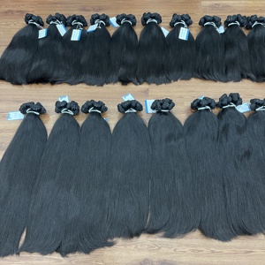 Paquet de cheveux de trame vierge du Vietnam non traités nouvelle trame double étirée vendeurs d'extensions de cheveux humains bruts compétitifs - Product Image 1