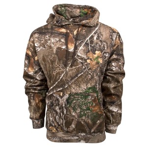 Venta al por mayor Hunter al aire libre Camo hombres Sudadera con capucha de alta calidad logotipo personalizado poliéster algodón Sudadera con capucha caza Camo capucha/lana Sudadera con capucha de caza - Product Image 4