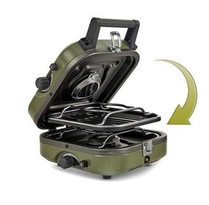 فرن طباخ حديث ثنائي الموقد صغير محمول للسفر RV للاستخدام التجاري حار بيع فرن فرن صغير مزدوج البيوتان - Product Image 3