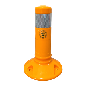 Delineateur TPE jaune flexible de 30 x 8 cm pour produits d'avertissement routier - Product Image 1