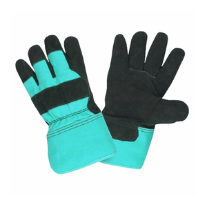 Vente en gros à chaud de gants de travail en cuir protection de la sécurité des mains vache fendue anti-coupure anti-dérapant respirant gants en cuir pour hommes - Product Image 3