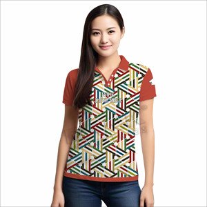 Venta caliente Mujeres adultas Polos Sublimación Impresión Mujeres Polos Bajo MOQ Mujeres Polos - Product Image 3