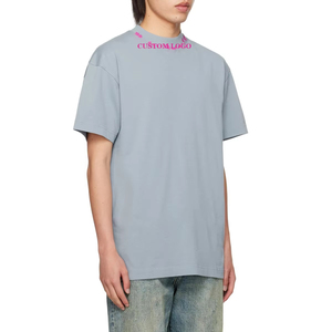 เสื้อยืดคอตตอน 100% สำหรับผู้ชาย ออกแบบตามสั่ง OEM คุณภาพสูง สตรีทแวร์ ระบายอากาศได้ดี หรูหรา 250 กรัม เสื้อยืด Pour Hommes - Product Image 2