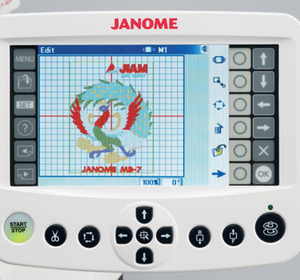 SHOP <b>NOW</b> Janome MB-<b>7</b> Seven-Needle Embroidery Machine For Sale - Product Image 3