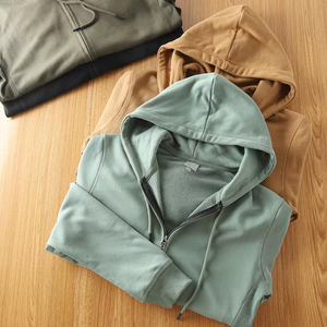 OEM ODM logo personnalisé broderie coton bouffée impression surdimensionné unisexe pull à capuche blank sweatshirts à capuche unis hommes grande taille - Product Image 1