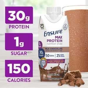 Batido de Proteínas Ensure Max |   Chocolate con Leche |   Listo para Beber, 11 onzas líquidas, Paquete de 12 - Product Image 6