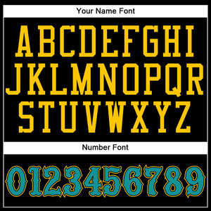 Maillot de baseball léger authentique Logo de nom d'équipe personnalisé Vente chaude Noir Sarcelle Jaune Respirant Vêtements évacuant l'humidité - Product Image 5