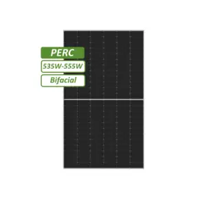 2024 New Product LR5-72HBD535-555M PERC monocrystalline powerful solar photovoltaic panels half cell bifacial type