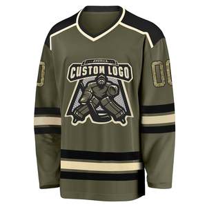 Jersey de hockey sobre hielo personalizado al por mayor de fábrica 100% poliéster sublimado calidad superior para jugadores de hockey sobre hielo de Pakistán - Product Image 5