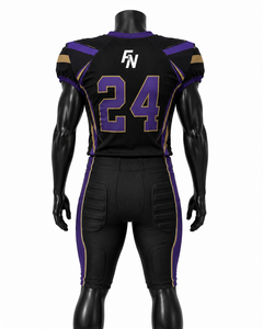 Maillot de football américain personnalisé pour homme, col en V, 100 % polyester, imprimé par transfert thermique, antibactérien, haute qualité, pour équipe USA - Product Image 2