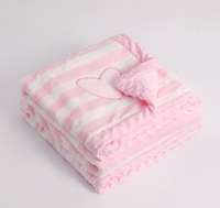Couverture en tricot douce, confortable et mignonne, colorée, 100% polyester - Portable pour toutes les saisons