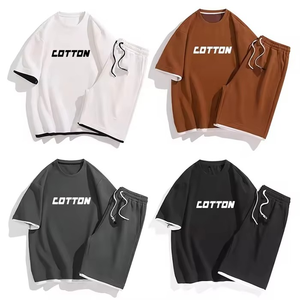STRONG REAPERS SPORTS Conjunto de 2 Piezas para Hombre, Estilo Casual, Poliéster/Algodón, Camiseta y Pantalones Cortos Transpirables con Estampado Digital - Product Image 6