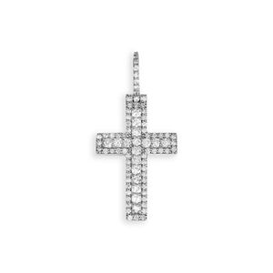 Classique Croix Style S925 Argent Moissanite Diamant Pendentif Bijoux Élégants Pour Cadeaux Religieux - Product Image 3