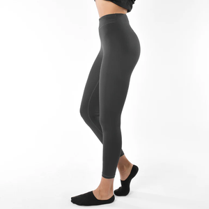 Women Ankle Length <b>Leggings</b> Casual Style Stretch <b>Leggings</b> Breathable Fabric Women Plain Color <b>Leggings</b> Everyday Use - Product Image 1