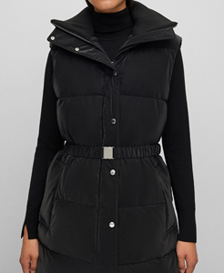 Nueva llegada de las mujeres bombardero Puffer abrigo abajo chaquetas Casual acolchado abrigos largo abajo chaqueta de las mujeres señora burbuja chaqueta de invierno - Product Image 4