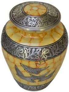 Caja de urna impresa de aluminio Caja de urnas clásicas de cenizas de madera de aluminio para hombre - Product Image 6