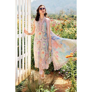 Colección Eid 2025 de Maria B, MPT-2511-A, Elegante Vestido Tipo A de Chifón TC-1160 - Product Image 1