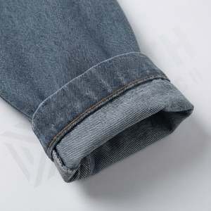 Premium Customized Color Denim Jacket Women Size Long Bike <b>Coat</b> Button Winter Raw Suppliers Washed Technics Fashion Trendy - Product Image 6