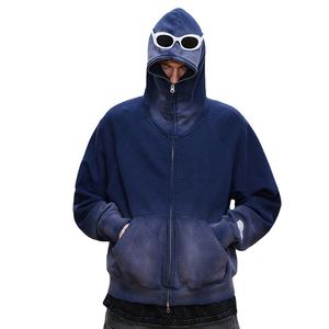 Sudadera con Capucha Unisex de Lujo, de Alta Calidad, Personalizada, de Algodón y Felpa, Estilo Holgado, Lavada, Decolorada por el Sol, Antiencogimiento, Ecológica, Disponible para Invierno - Product Image 2