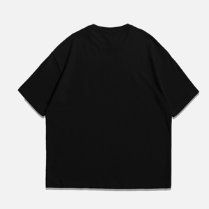 Camiseta extragrande con cuello redondo a precio bajo, ropa personalizada de tacto suave y venta al por mayor - Product Image 2