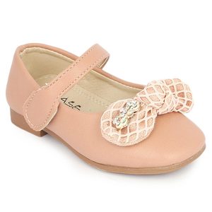 รองเท้าส้นสูงสำหรับเด็กผู้หญิง (A101) - สีพีช - Product Image 1