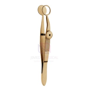 Pinzas Desmarres para Chalazión en Oro Rosa, Instrumento Quirúrgico Oftálmico de Acero Inoxidable para Uso Clínico - Product Image 1