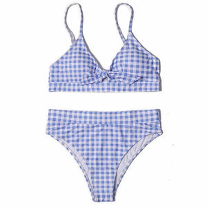 2025 nueva moda traje de baño con pareo de playa conjunto de ropa de playa traje de baño Vintage Bikinis y ropa de playa Bikini conjunto Halter - Product Image 3