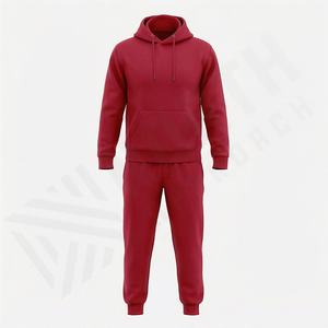 Survêtement surdimensionné pour homme avec logo personnalisé en gros, coupe décontractée, vêtements de sport tendance, couleur personnalisée, tenue de sport pour la salle de sport et le fitness - Product Image 1