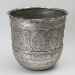 กระถางโลหะขัดเงามันวาวแบบชนบทเหมาะอย่างยิ่งสำหรับการตกแต่งสวนที่หรูหราและความต้องการจัดแต่งทรงผมตามฤดูกาล - Product Image 1