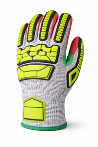 Guantes de Trabajo de Protección contra Impactos TPR con Palma Reforzada para Operaciones de Seguridad Industrial, Proveedor de Color Personalizado OEM - Product Image 3