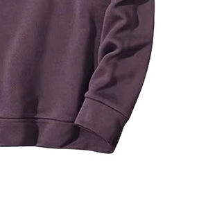 Sudadera Larga Personalizada para Mujer, Talla Grande, Cuello Redondo, Transpirable, Resistente al Viento, Poliéster/Algodón, Diseño Frontal Bordado con Cristales, Otoño - Product Image 3