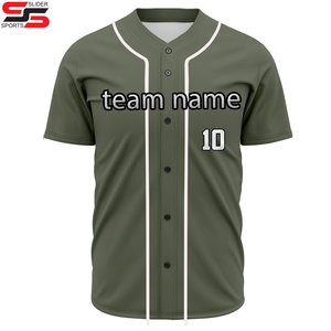 Sweat-shirt de baseball avec impression par sublimation thermique, maille respirante, broderie personnalisée, maillot de baseball personnalisé - Product Image 6