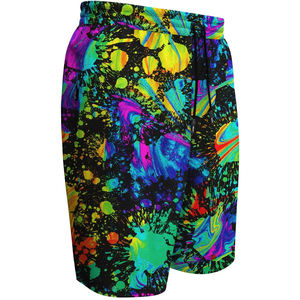 Vêtements décontractés pour hommes coupe ajustée impression numérique en vrac vente en gros confortable ceinture élastique cordon de serrage ourlet revers sport teint uni - Product Image 1