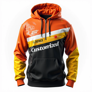 Sudadera con Capucha Estilo Urbano para Hombre, Duradera, Personalizada, Extra Grande, Sublimada, 100% Poliéster, Mezcla de Algodón Básico, Corte Moderno - Product Image 5