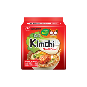 Fideos Instantáneos NONGSHIM KIMCHI RAMYUN, Paquete de 16 (4x4) - Product Image 1